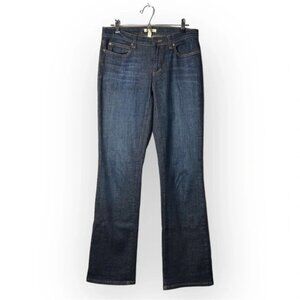 Eileen Fisher Organic Cotton Stretch Denim Straight Leg Jeans  6